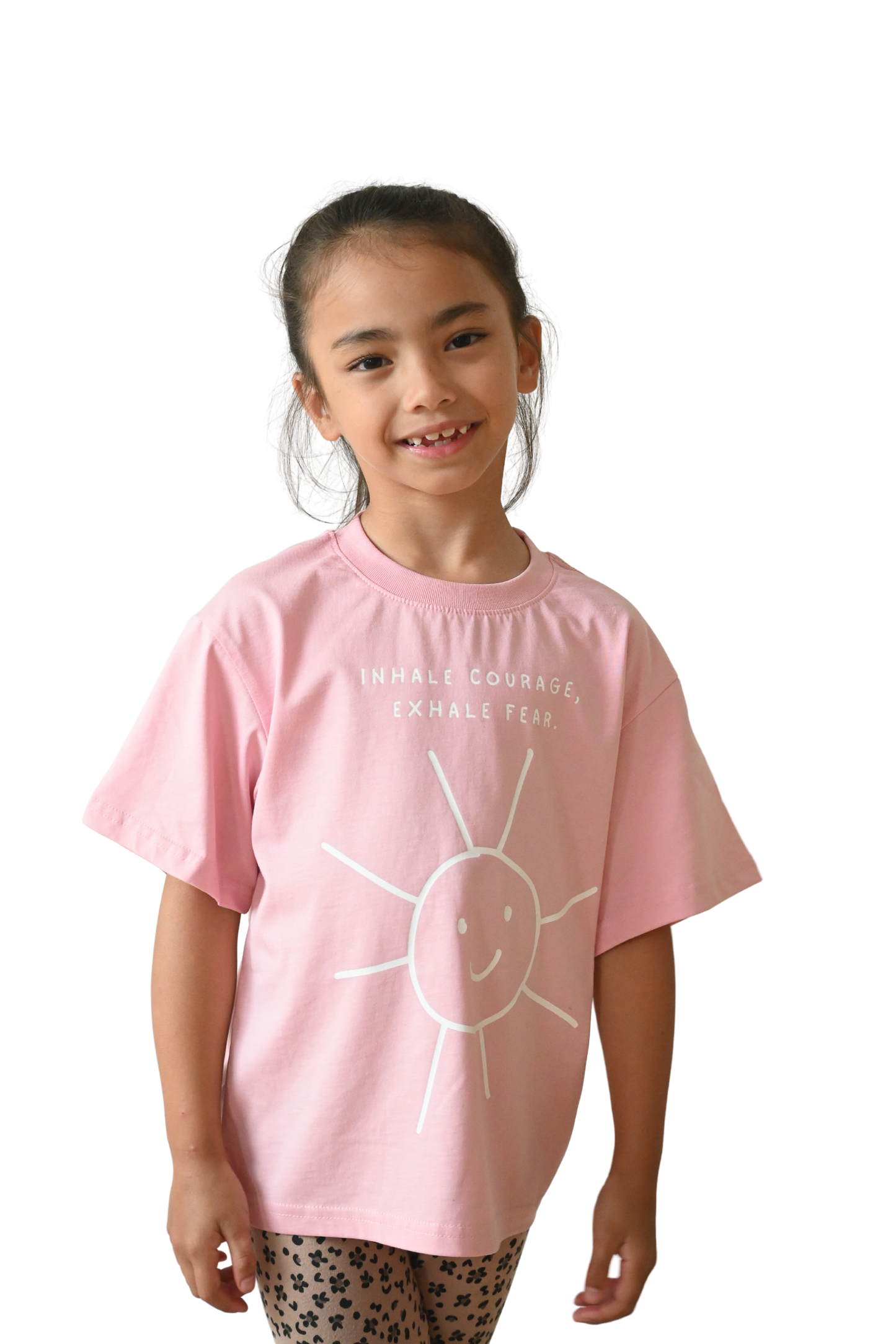 "INHALE COURAGE, EXHALE FEAR" - Kids Tee