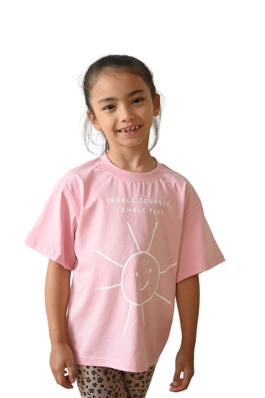 "INHALE COURAGE, EXHALE FEAR" - Kids Tee