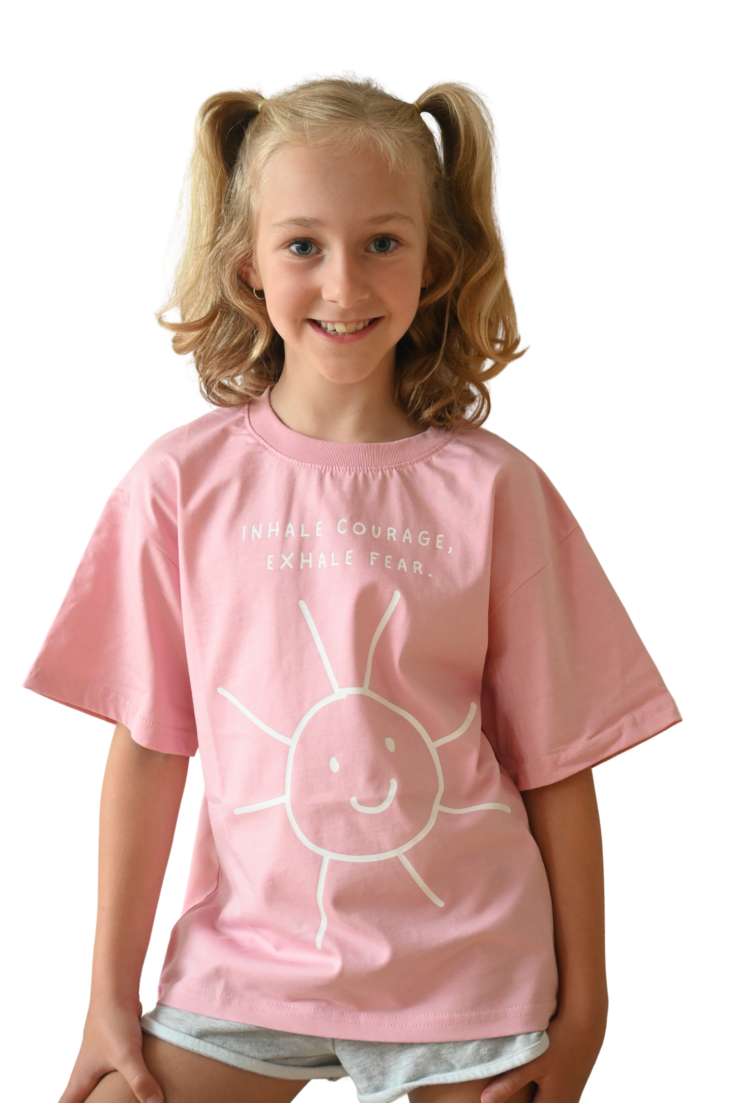 "INHALE COURAGE, EXHALE FEAR" - Kids Tee