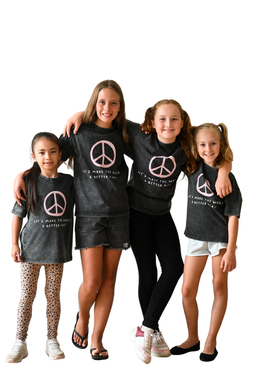 "Let's Make The World A Better Place" - Kids TEE