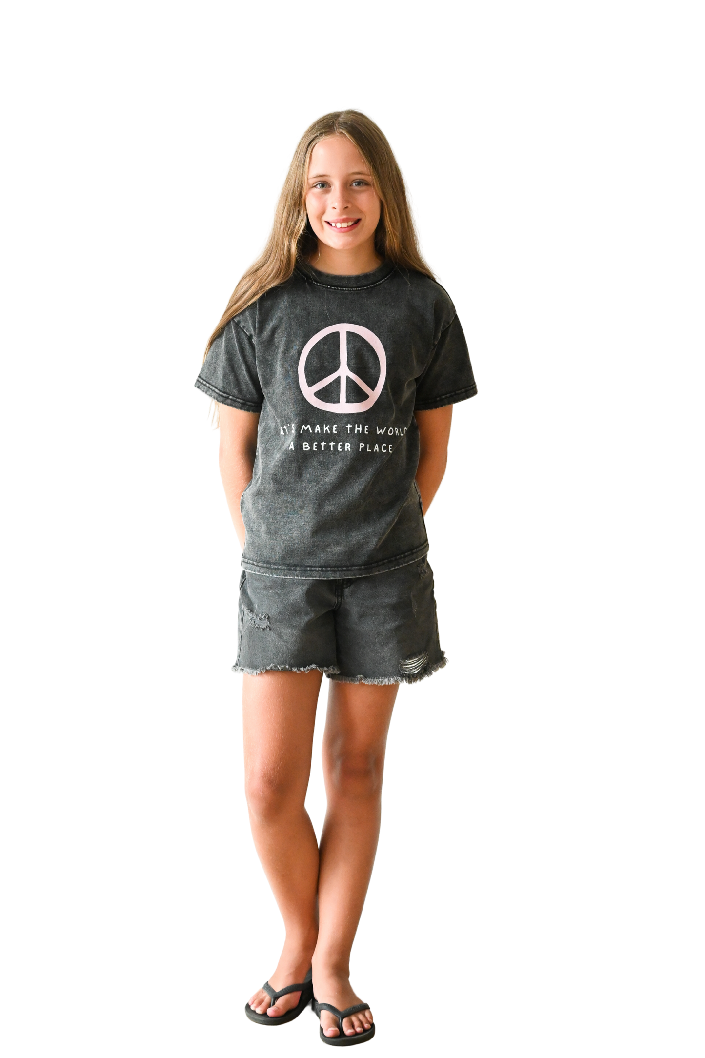 "Let's Make The World A Better Place" - Kids TEE