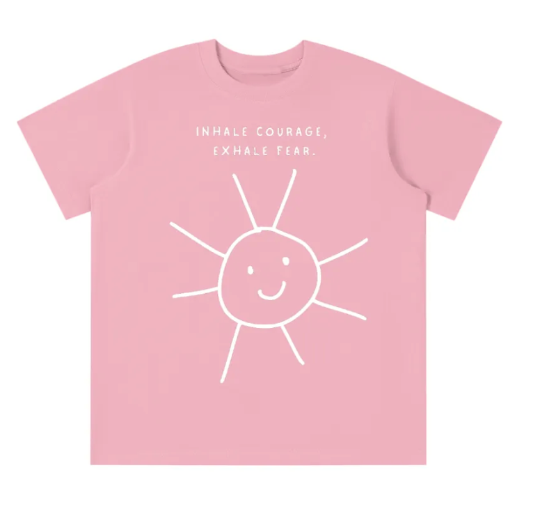 "INHALE COURAGE, EXHALE FEAR" - Kids Tee