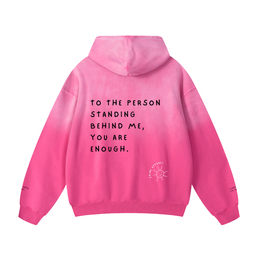 "To The Person Standing Behind Me..." - Oversized Womens Hoodie